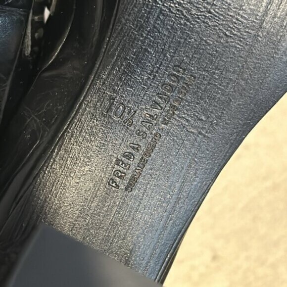 Freda Salvador Florence Platform Loafer Black Women's Size 10.5 - Picture 10 of 10